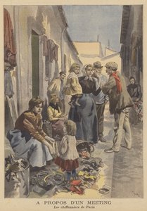 A párizsi rongyszedők alkotó: French School